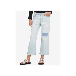 DKNY Patched Kick Flare Jeans